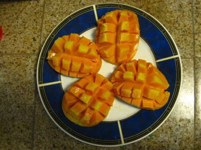 First Ever Mango from back-yard